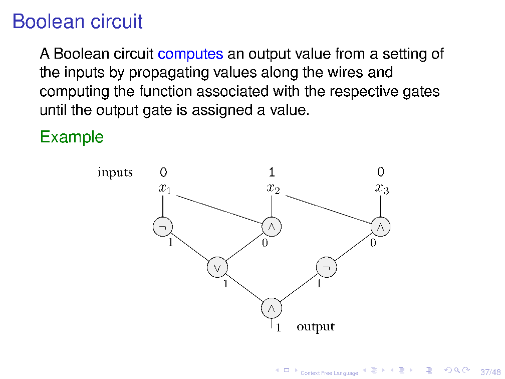Circuit evaluation